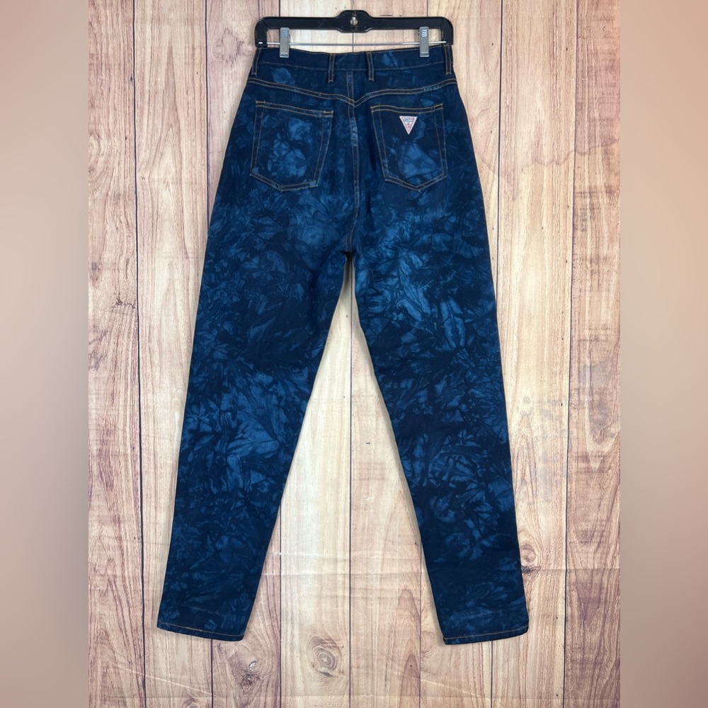 80s/90s TRUE VINTAGE with LARGE logo GUESS jeans by Marciano Dark Blue PERFECT!